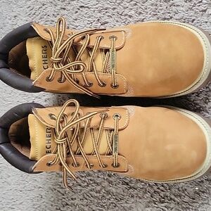 Skechers Men's Brown Waterproof Boots